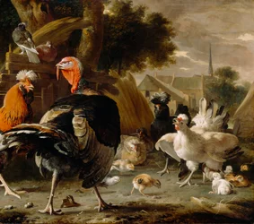Poultry Yard, c.1668